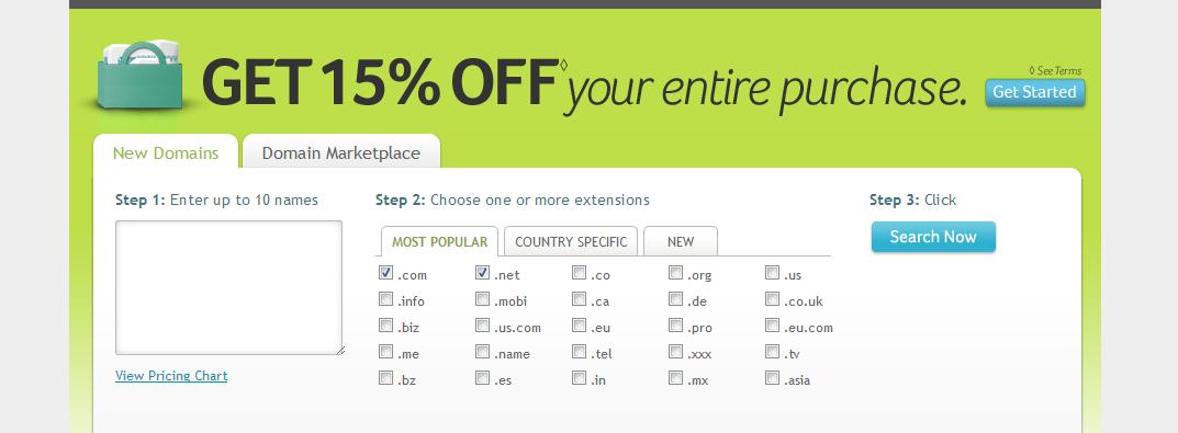 Networksolutions虚拟主机商新推域名优惠
