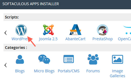 进入cPanel控制面板
