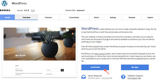 WordPress安装界面