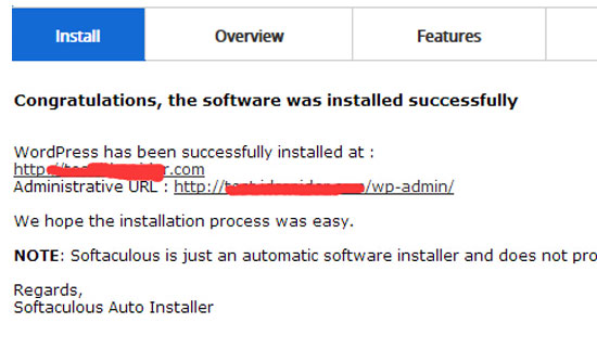 WordPress安装成功