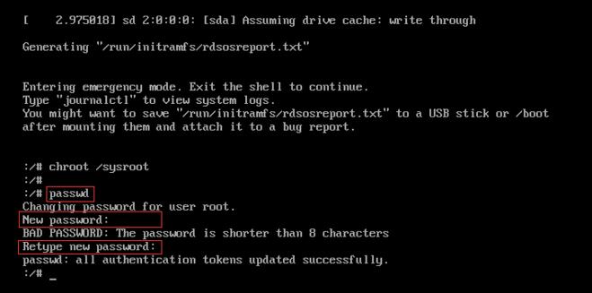 输入两次新密码