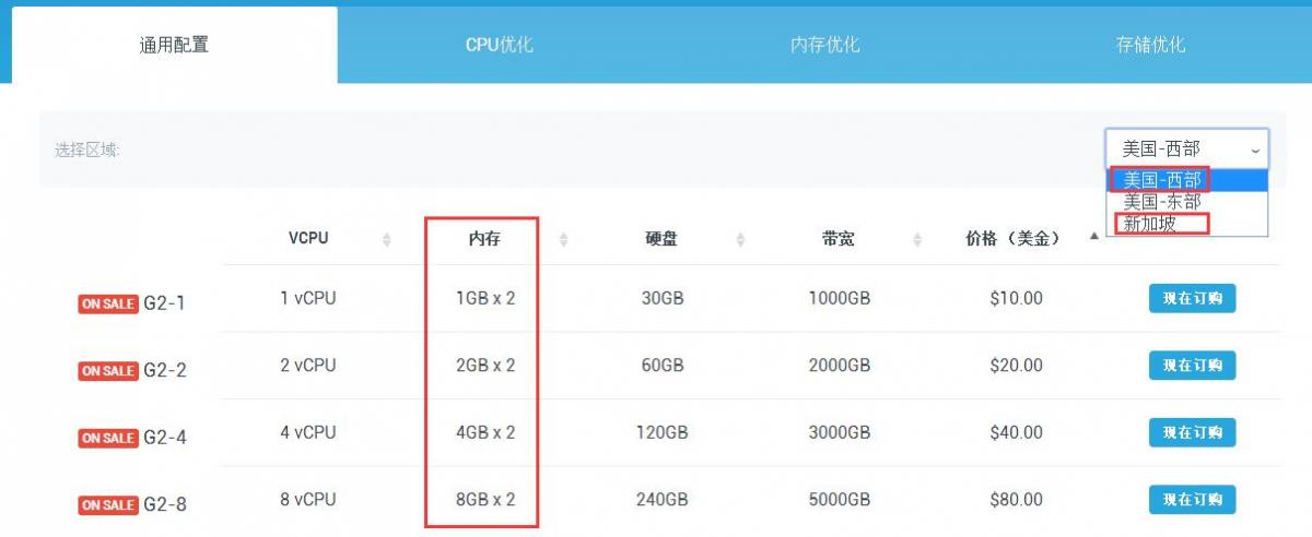 KT云服务器送双倍内存