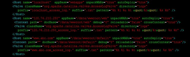 Tomcat服务器绑定域名