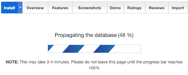 WordPress自动安装界面