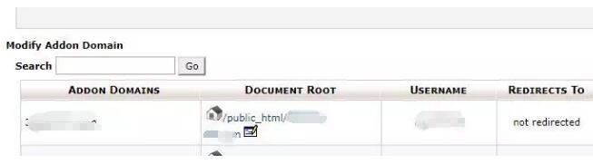 查看所增加的域名