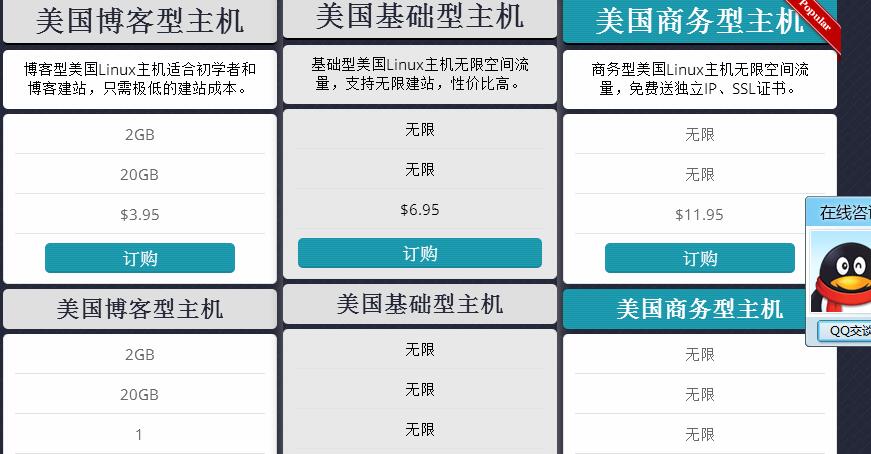 美国主机方案选择