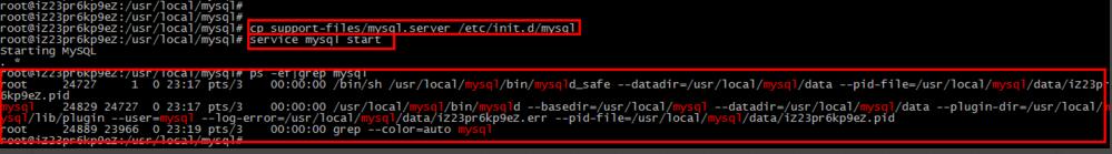 启用MySQL服务以及添加开机启用服务