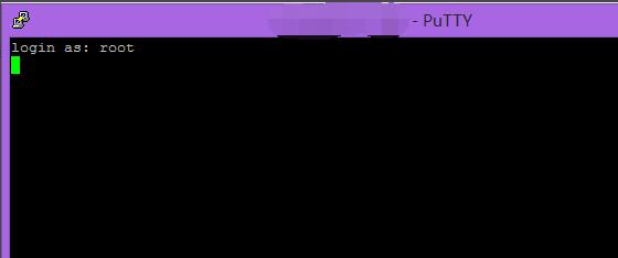 登录界面输入root