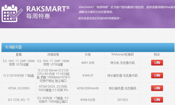 美国RAKsmart特惠服务器值得选择吗