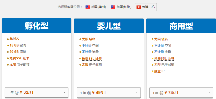 HostGator和iPage美国主机对比评测