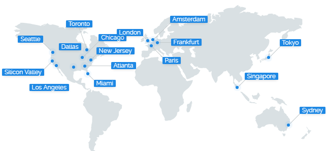Vultr数据中心分布