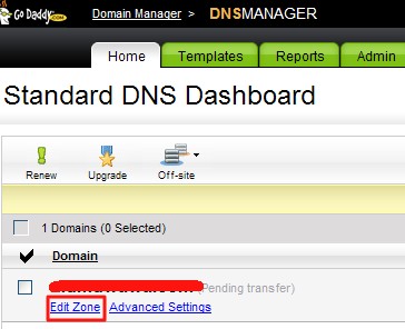 IXWebHosting免费域名设置DNS到Godaddy