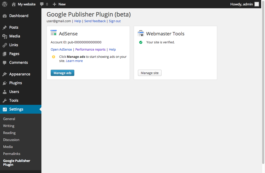 谷歌研发WordPress插件”Google Publisher Plugin”
