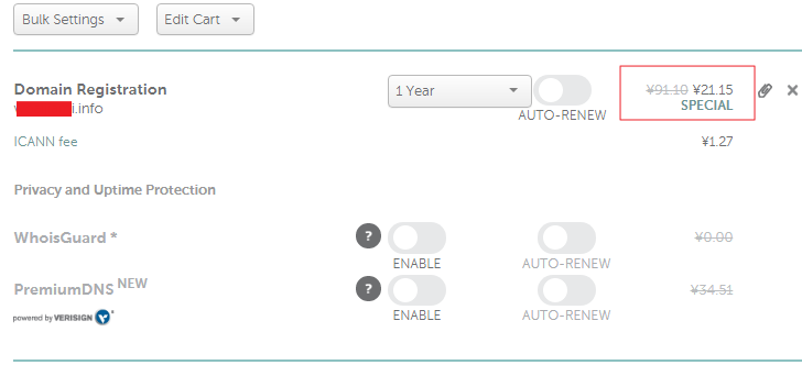 Namecheap info域名后缀注册价格