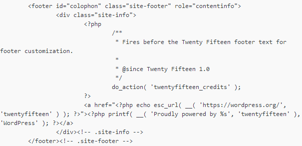 WordPress去除底部默认链接的方法