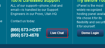 hostmonster live chat