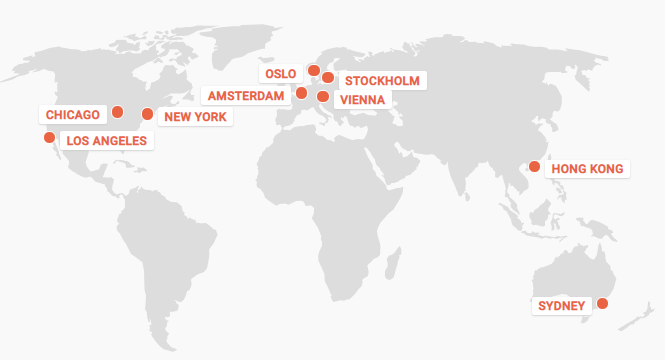 HostHatch九大数据中心