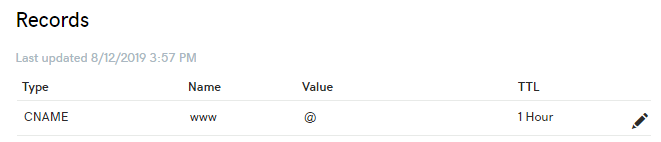 godaddy域名CNAME记录解析设置