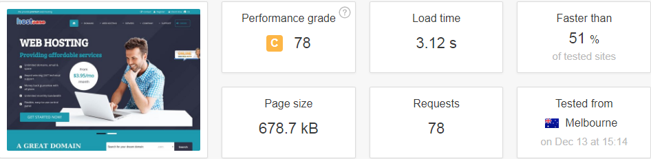 HostEase美国主机访问速度快不快
