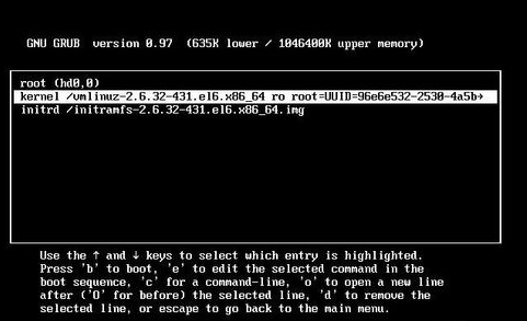 Linux系统服务器进入单用户模式的方法