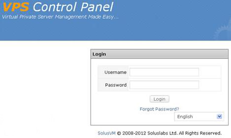 VPS管理面板SolusVM介绍