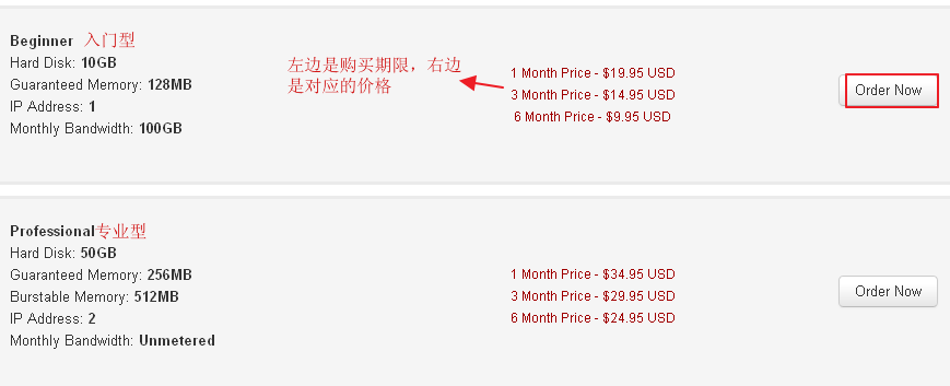 webhostingpad vps方案