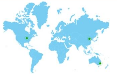 BlueHost美国云虚拟主机三台不同服务器所在地