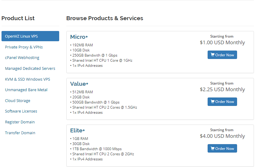 VirMach低价美国VPS方案