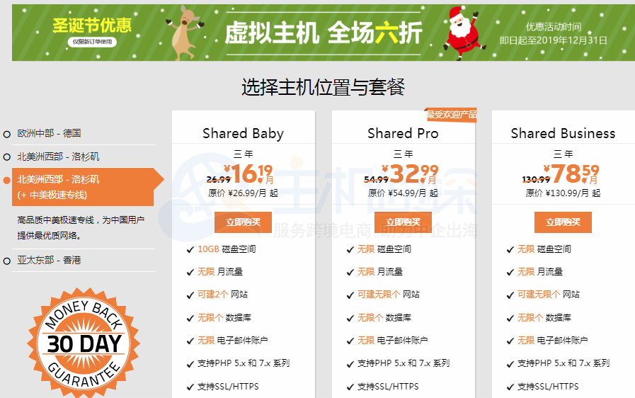 糖果主机圣诞节虚拟主机六折促销