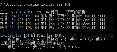 Megalayer香港服务器ping值测试