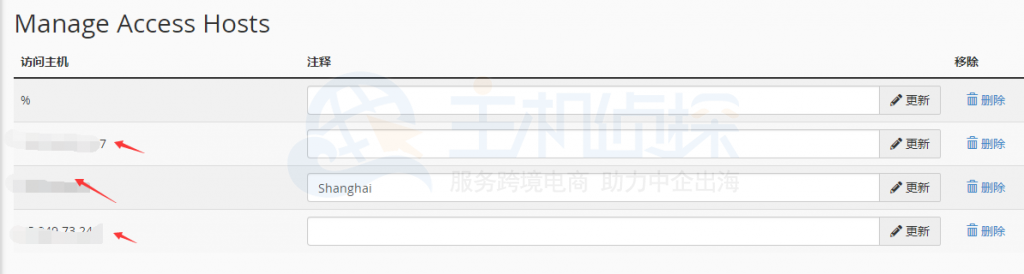 BlueHost主机设置数据库远程访问