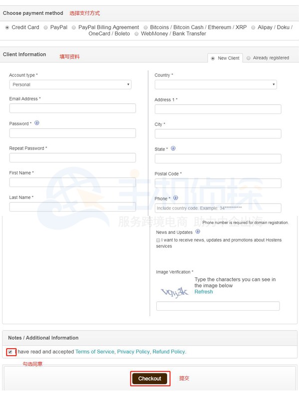 Hostens VPS主机购买教程