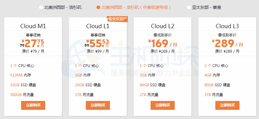 SugarHosts新增美国云服务器 洛杉矶普线和中美极速专线方案