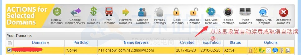 Namesilo域名到期后怎么续费