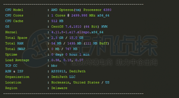 Hosteons服务器信息
