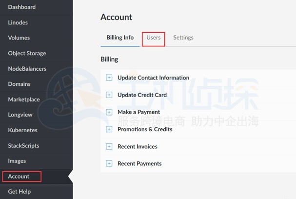 Linode新面板后台