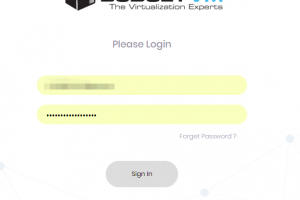 BudgetVM账户登录页面