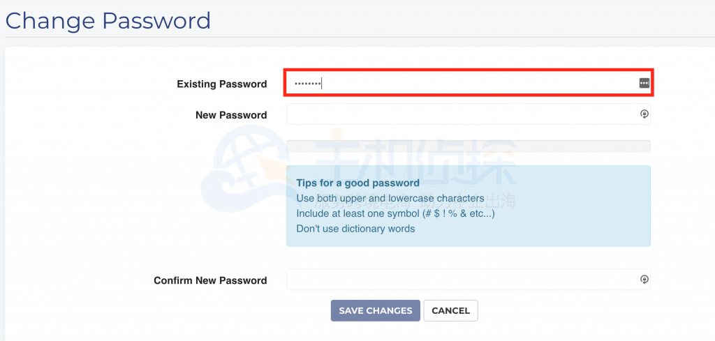 iON账户更改密码