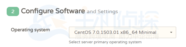 CloudCone云服务器选择操作系统