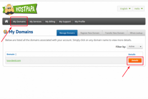 HostPapa的控制面板