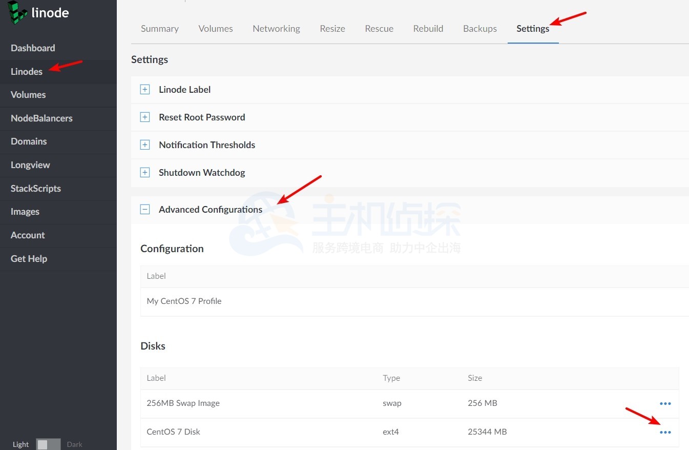 linode配置升级之后的硬盘容量增加