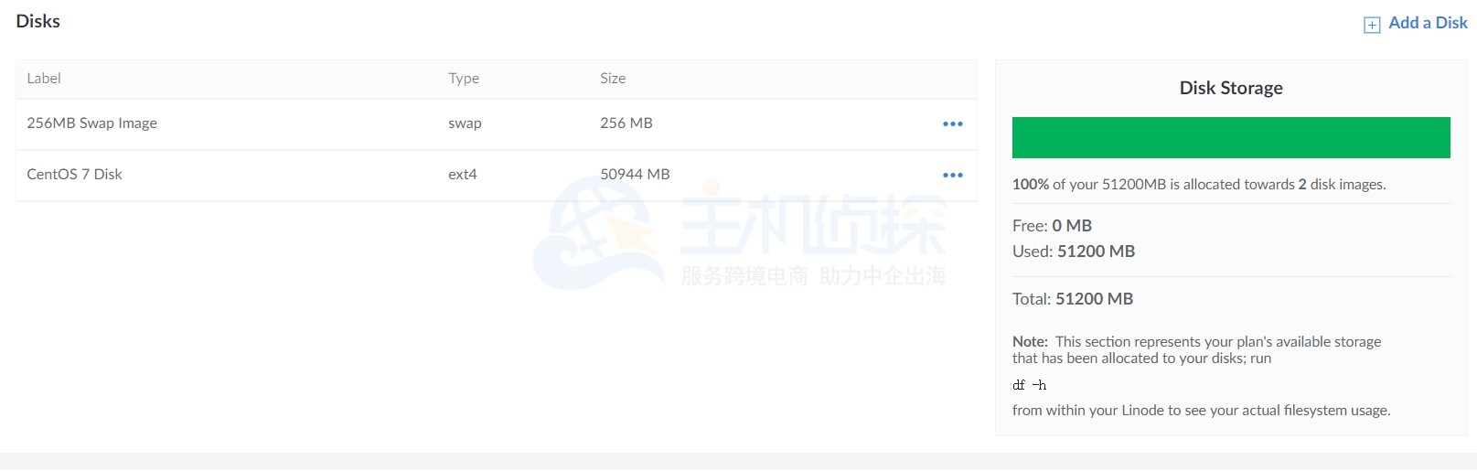 linode配置升级之后的硬盘容量增加
