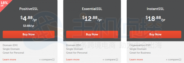Namecheap证书优惠活动