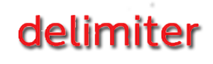Delimiter