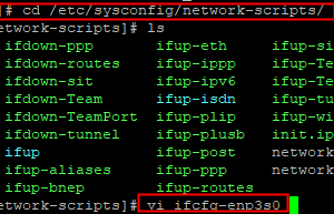 CentOS 7网络配置