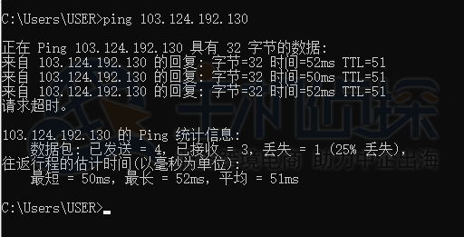 HostEase香港PHP虚拟主机Ping测试