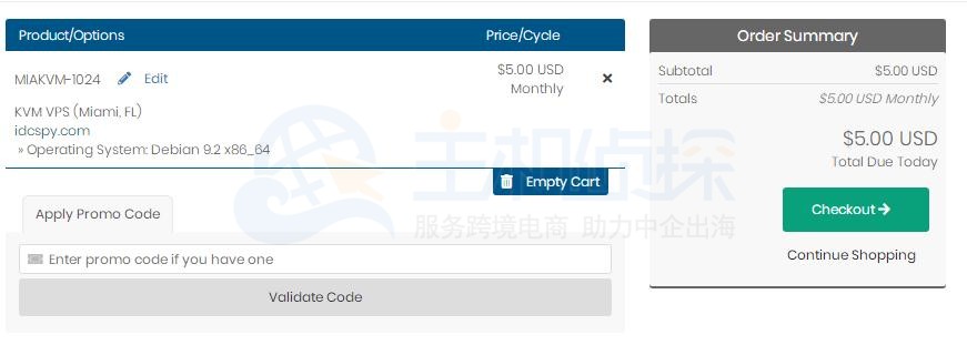 Hostodo VPS购买方法