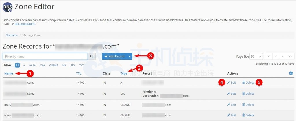 hostwinds如何使用CPanel区域编辑器