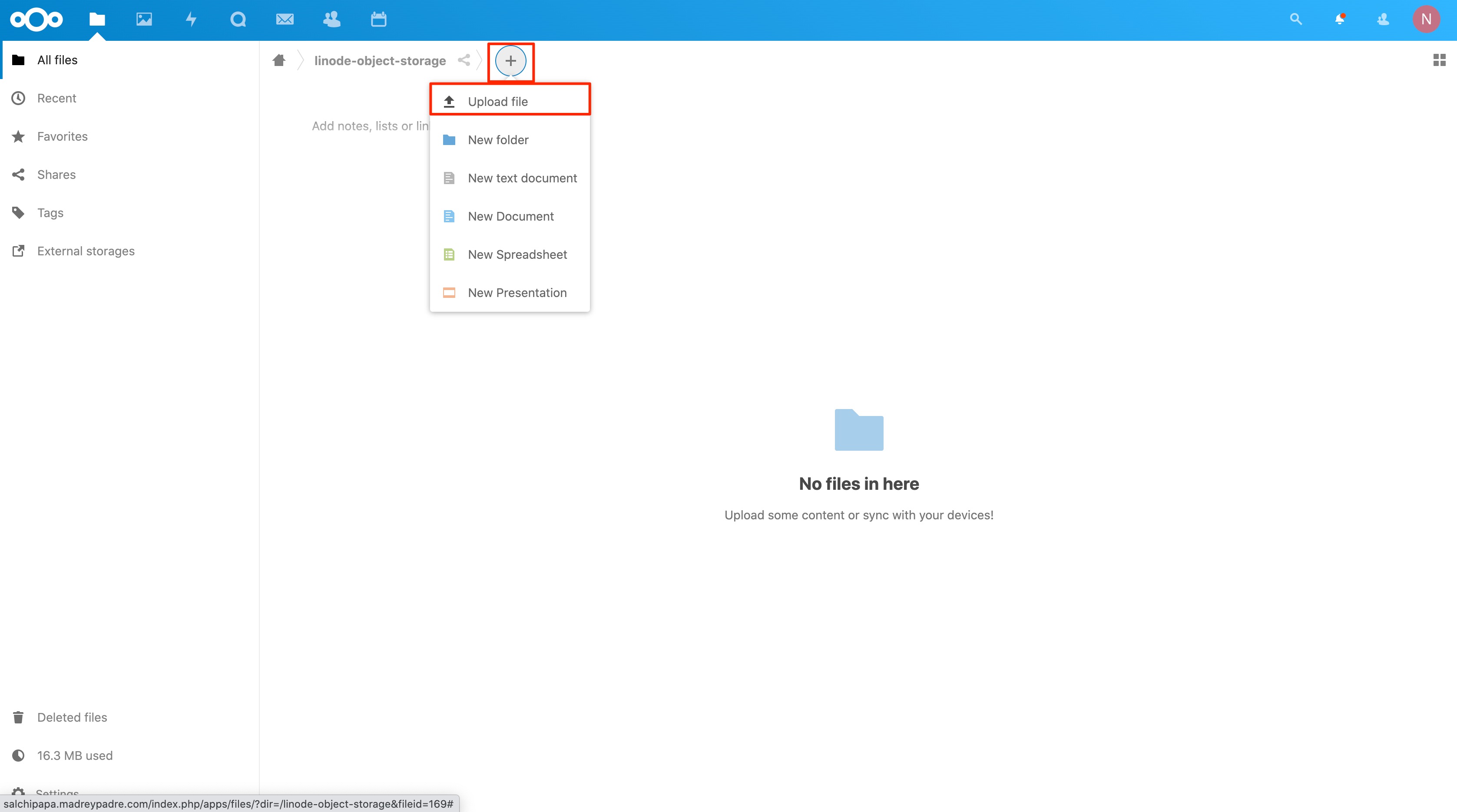 创建一个新的Linode对象存储外部存储挂载