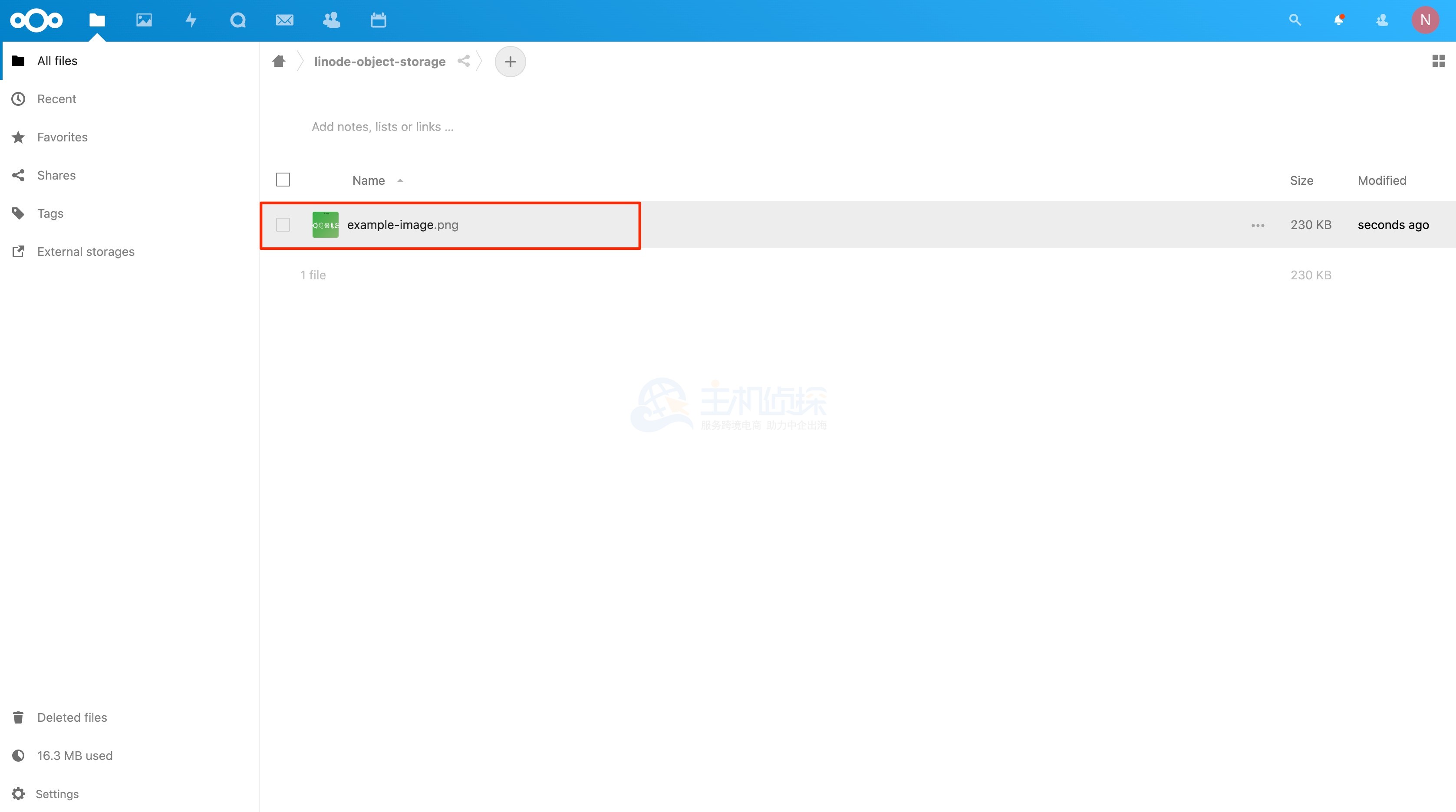 创建一个新的Linode对象存储外部存储挂载